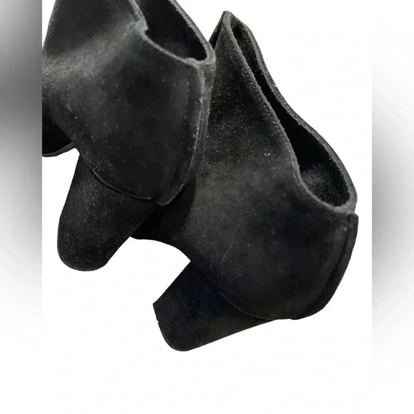 Acne Black Suede Ankle Boots Size  36/6 - Picture 5 of 11